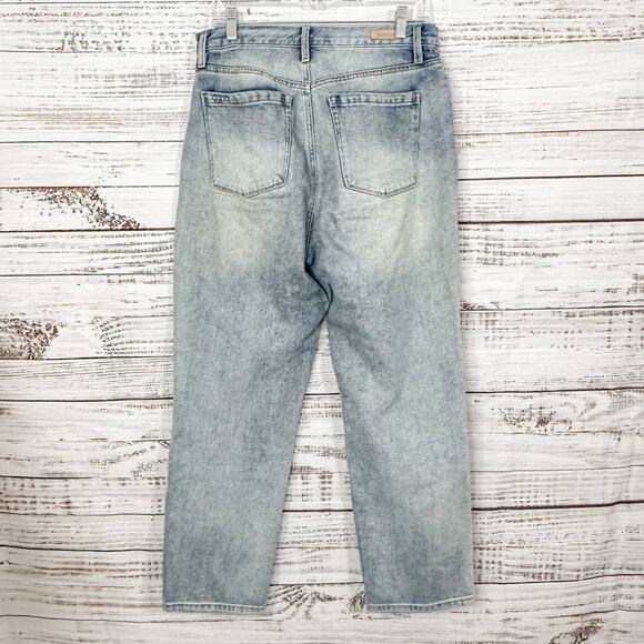 Blank NYC The Howard Light Wash Loose Fit Mid Rise Cropped Jeans, EUC, Size 29 - Picture 6 of 12